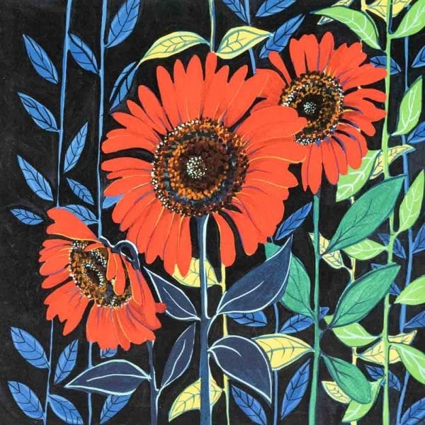 Gerberas on Print